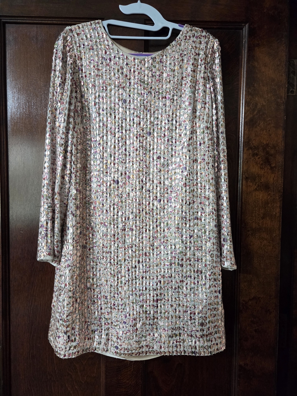 Monique Lhuillier Sequin Dress, 8P